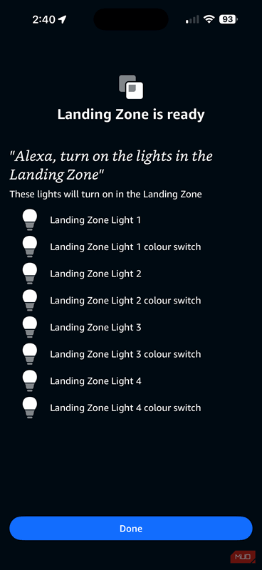 اضافه کردن لامپ‌های لومیاری به اتاق برنامه الکسا