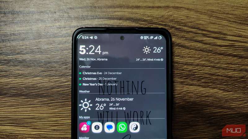 صفحهٔ اصلی AIO Launcher
