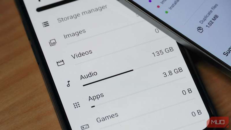 فایل‌های صوتی که فضای ذخیره‌سازی یک Galaxy S25 Edge را اشغال می‌کنند