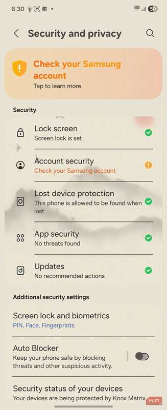 تنظیمات پیش‌روی سرقت اندروید در One UI 8 (1)