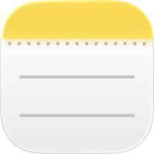 آرم Apple Notes