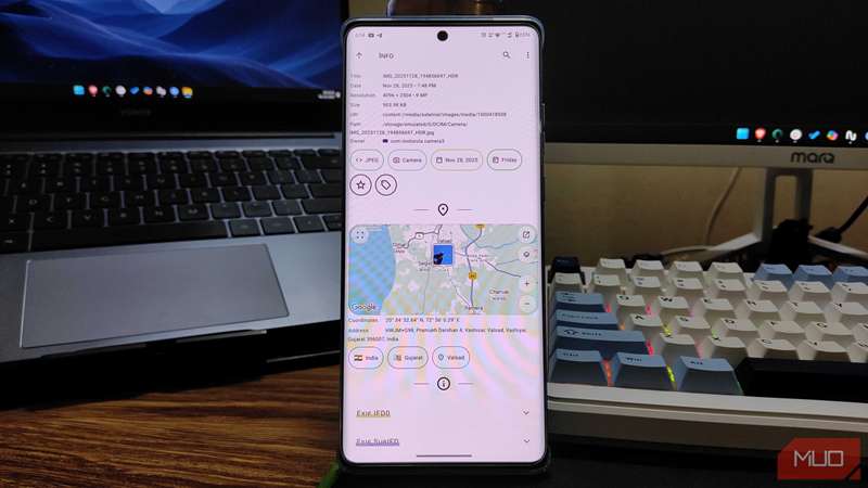 نقشهٔ گالری Aves و فرادادهٔ عکس‌ها