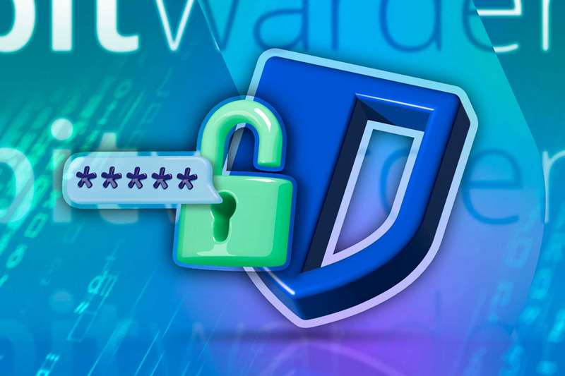 لوگوی بیت‌واردن با قفل و گذرواژه.