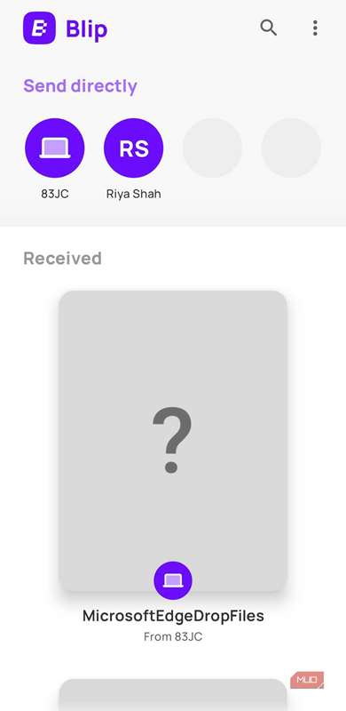 برنامه Blip روی گوشی اندروید