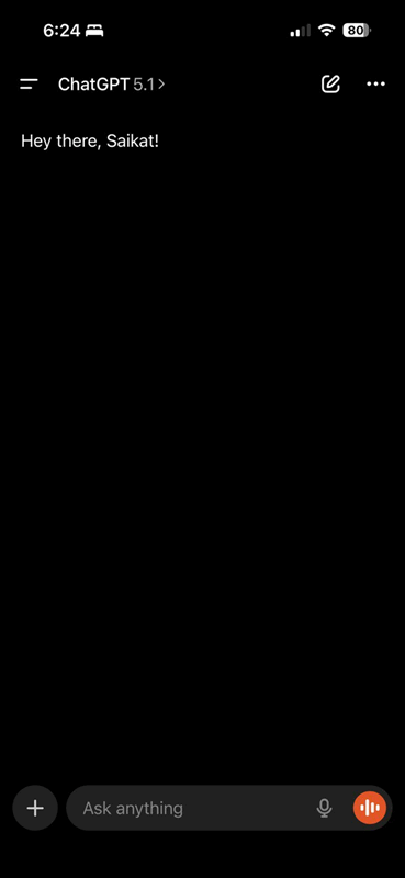 شروع حالت صوتی ChatGPT.