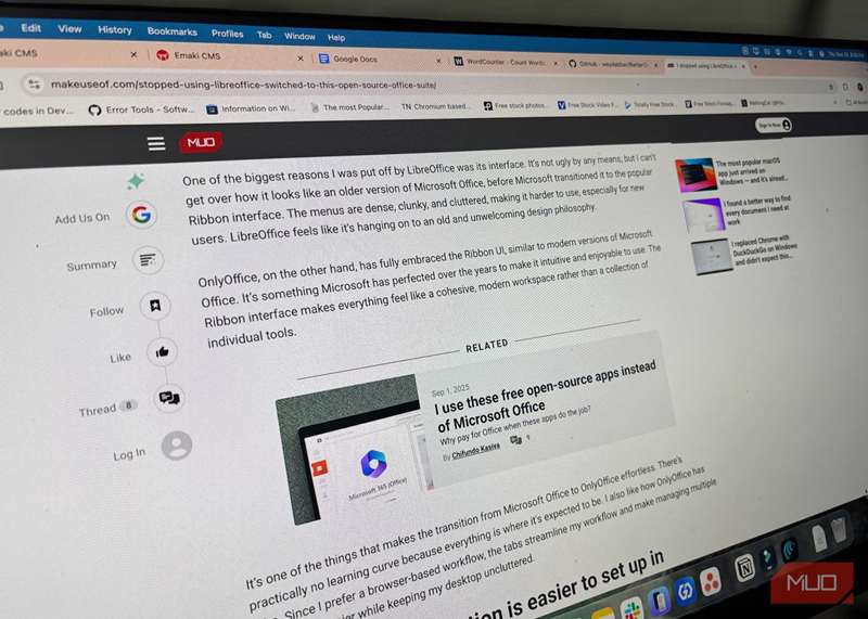 متن واضح بر روی مانیتور خارجی macOS