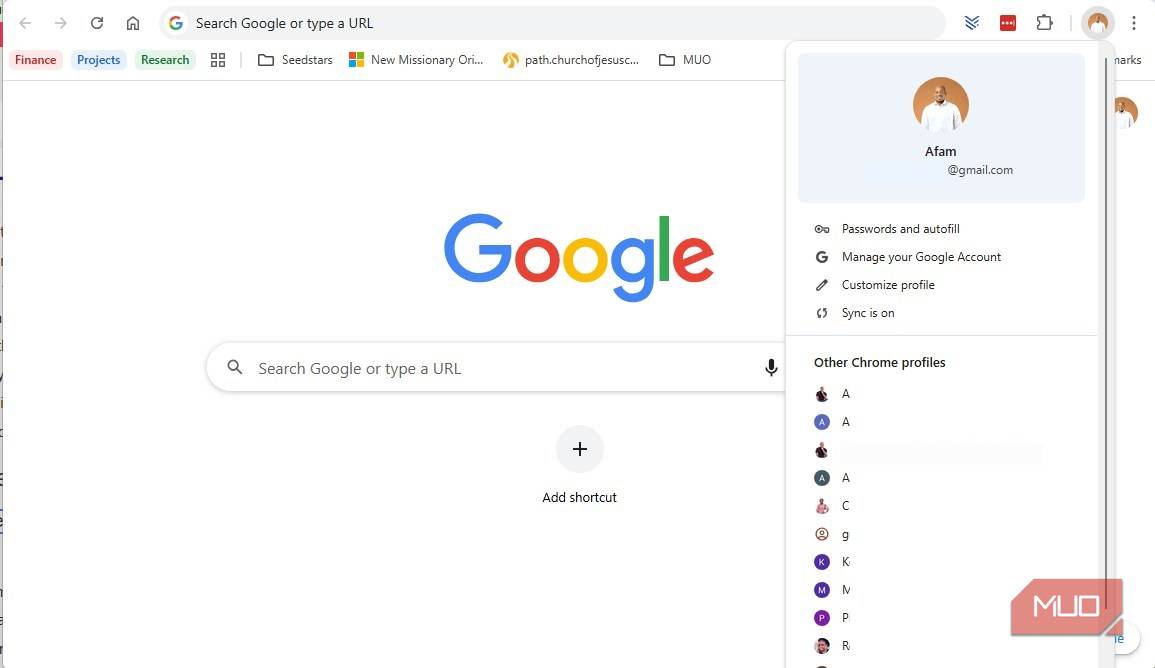 جدا کردن Chrome با استفاده از پروفایلها