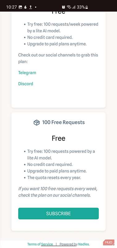 صفحه اشتراک Coreply.