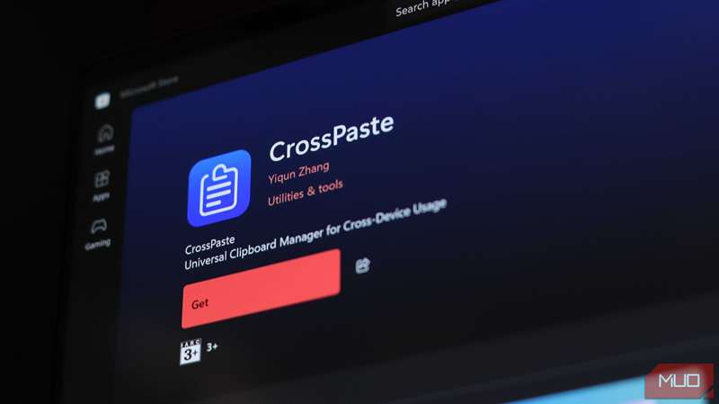 اپلیکیشن CrossPaste در فروشگاه مایکروسافت.