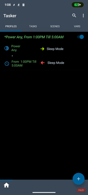 حالت خواب سفارشی فعال شد