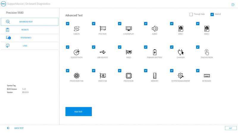 تشخیص پیشرفته Dell