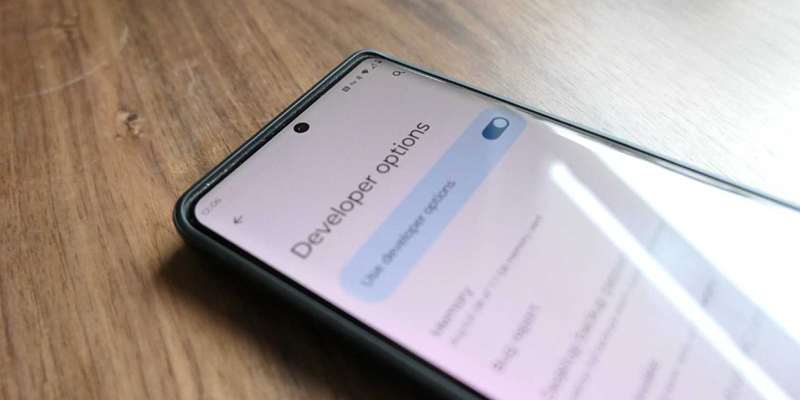 گزینه‌های توسعه‌دهنده در یک تلفن اندروید فعال شد