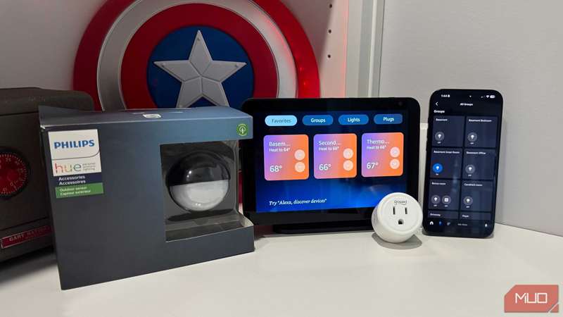 Echo Show همراه با برنامه الکسا در آیفون و دستگاه‌های هوشمند