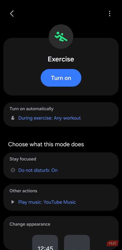 حالت ورزش در گوشی سامسونگ