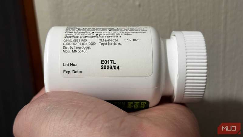 تاریخ انقضای بطری دارو