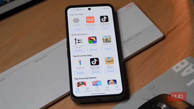 اپ لاونج در /e/OS بر روی فیرفون ۶.