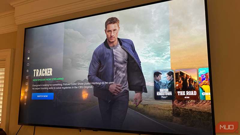 ردیاب در صفحه اصلی Paramount+