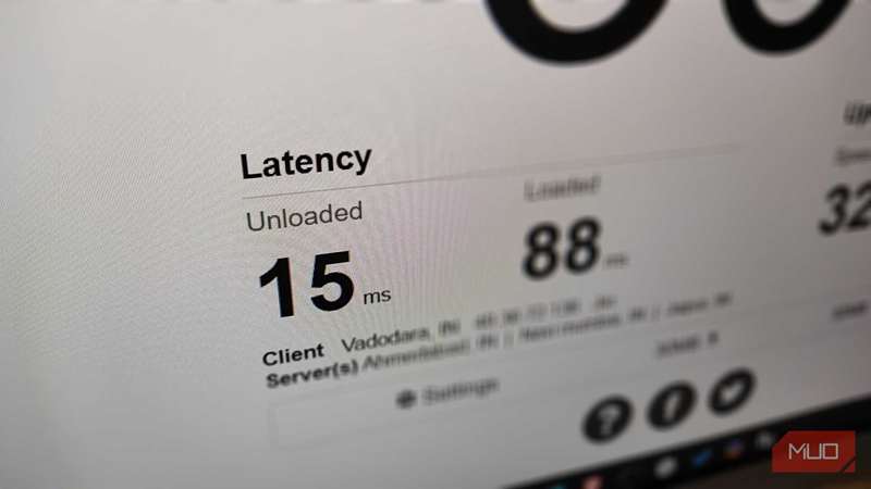 آزمون تاخیر قبل از تغییر DNS.