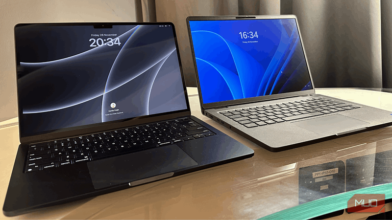 MacBook Air M3 و لپ‌تاپ Dell