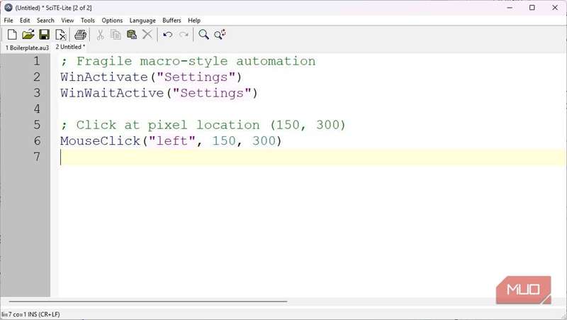 خودکارسازی ناپایدار سبک ماکرو AutoIt من