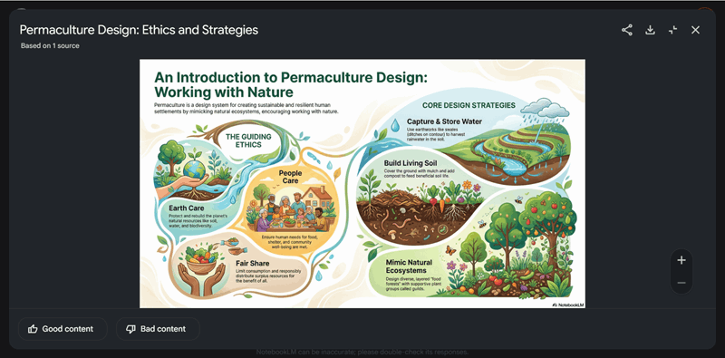 اینفوگرافیک NotebookLM