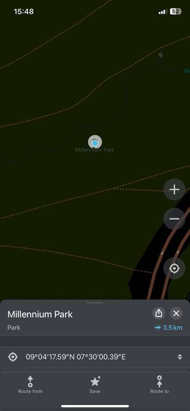 جستجوی آفلاین Organic Maps