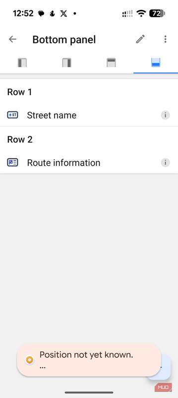 اسکرین‌شاتی دیگر نشان‌دهنده سفارشی‌سازی‌های OsmAnd.