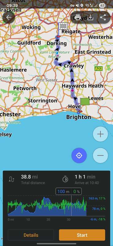 رابط کاربری OsmAnd