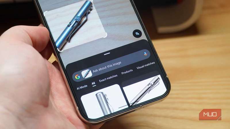 شناسایی یک قلم با Google Lens