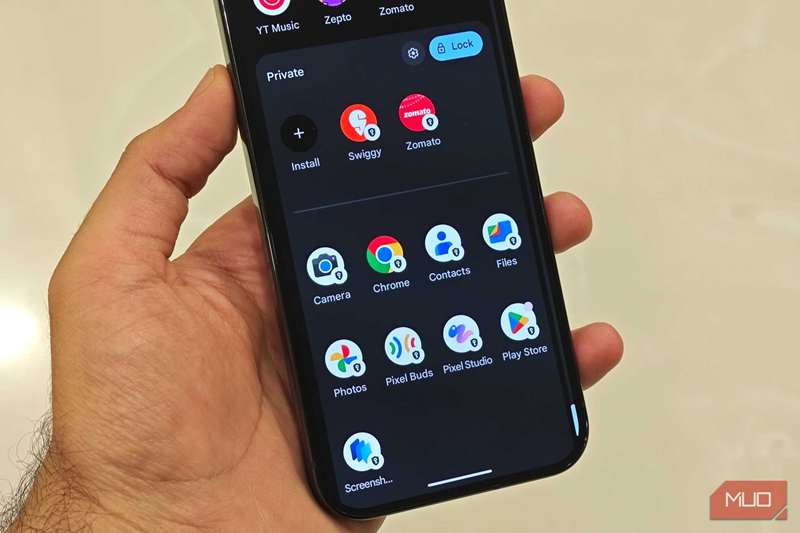 Private Space در اندروید 15