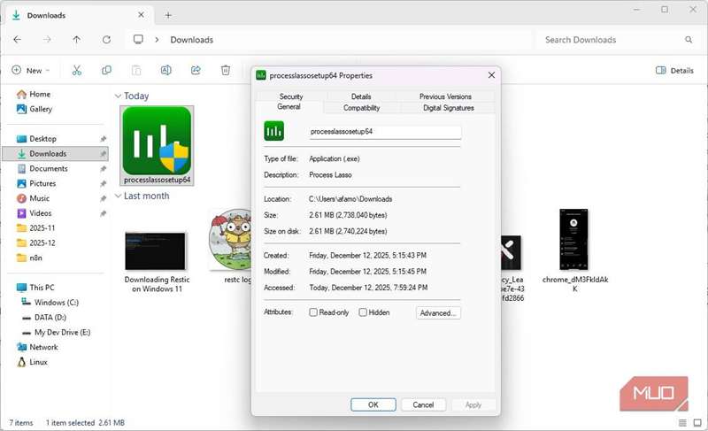 اندازه دانلود Process Lasso
