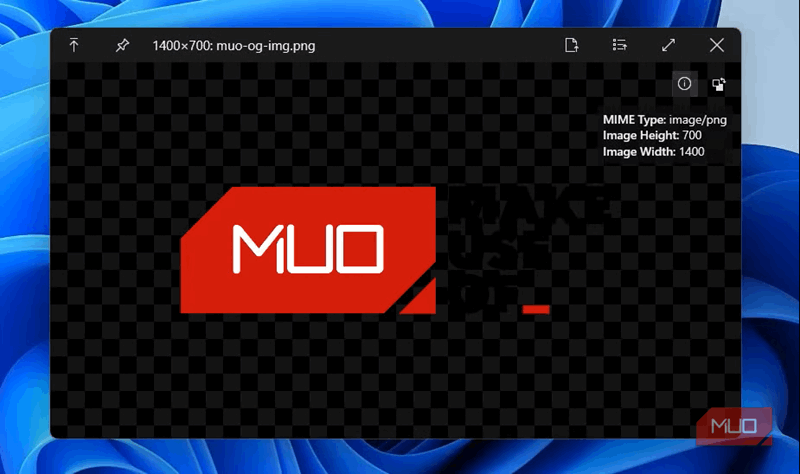 نمایش پیش‌نمایش تصویر توسط QuickLook در ویندوز