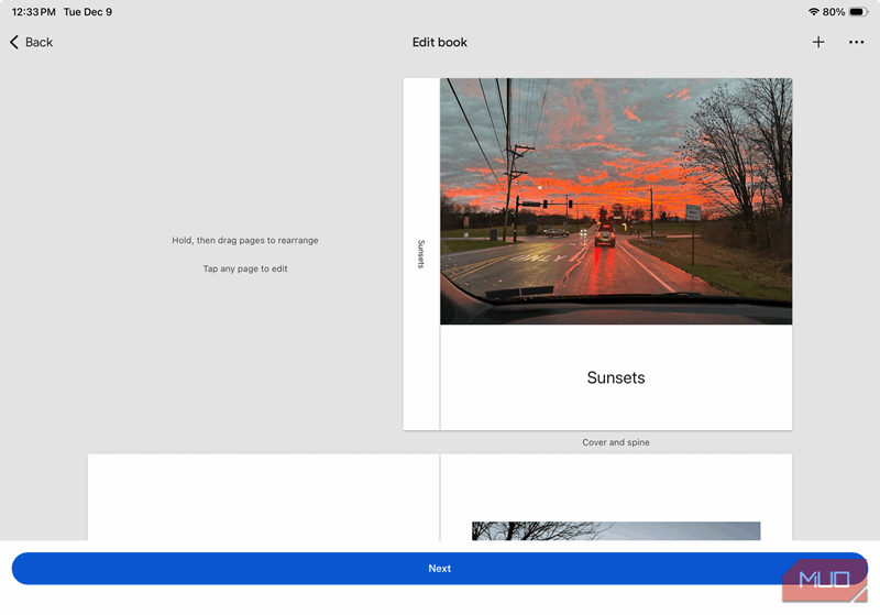 ویرایش کتاب عکس در Google Photos بر روی iOS