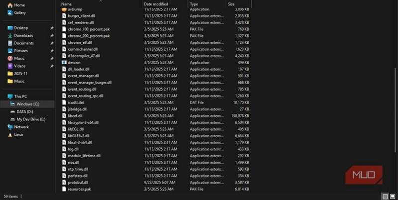 چندین DLL مرتبط با برنامه‌ها در ویندوز