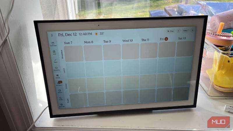 برنامه‌ریزی وعده‌های غذایی بر روی تقویم Skylight