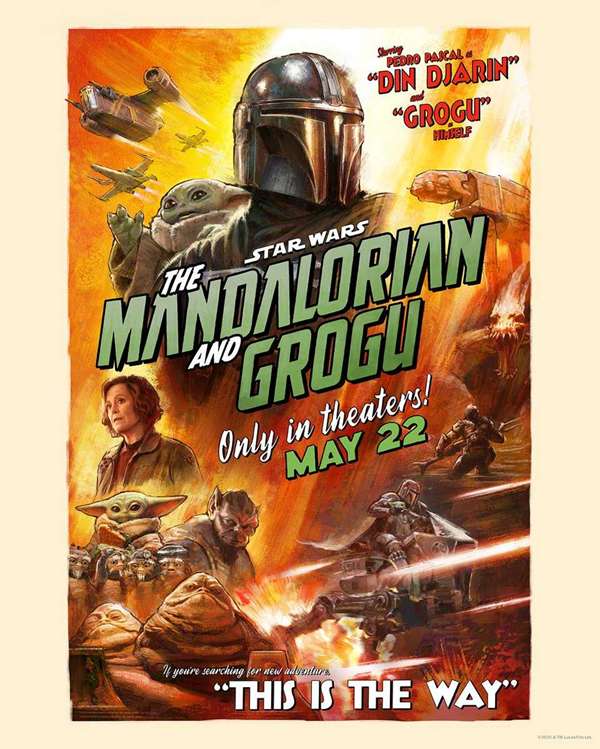 پوستر The Mandalorian و Grogu.