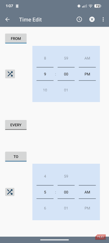 تنظیم زمان و برنامه