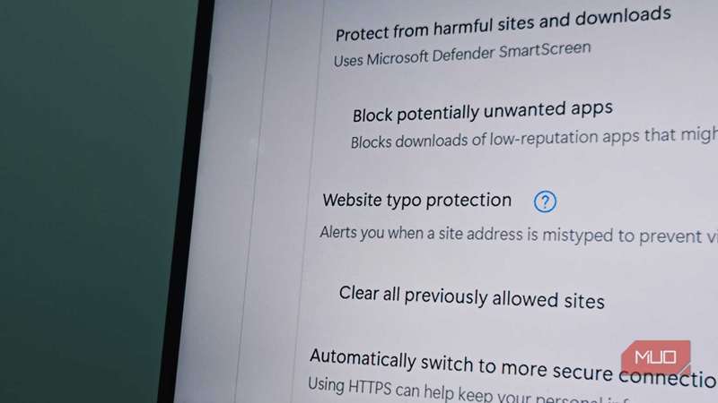 حفاظت از اشتباهات تایپی وب‌سایت در مرورگر Edge