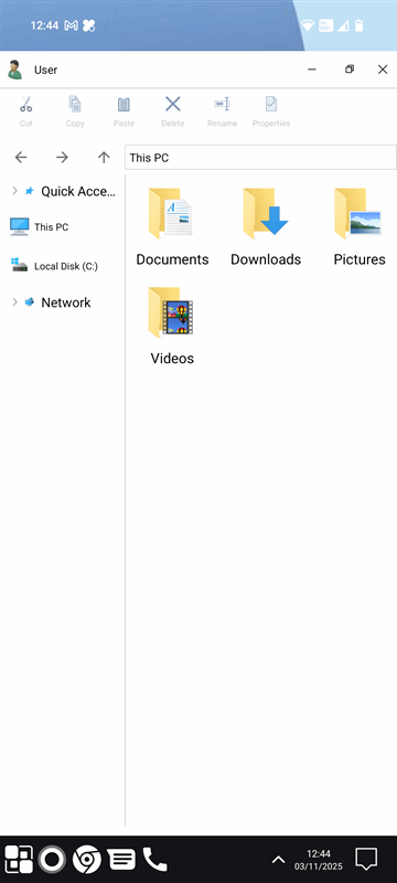 کاوشگر فایل لانچر ویندوز 11