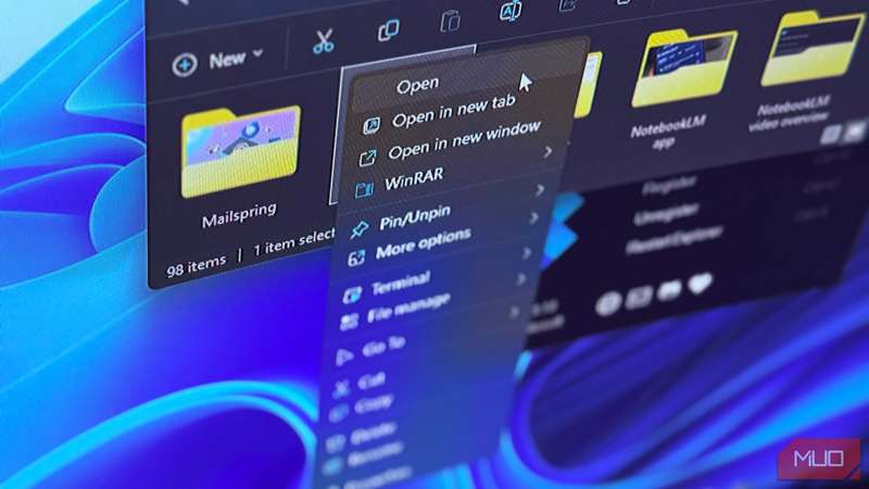 منوی زمینه ویندوز 11 سفارشی‌شده با Nilesoft Shell
