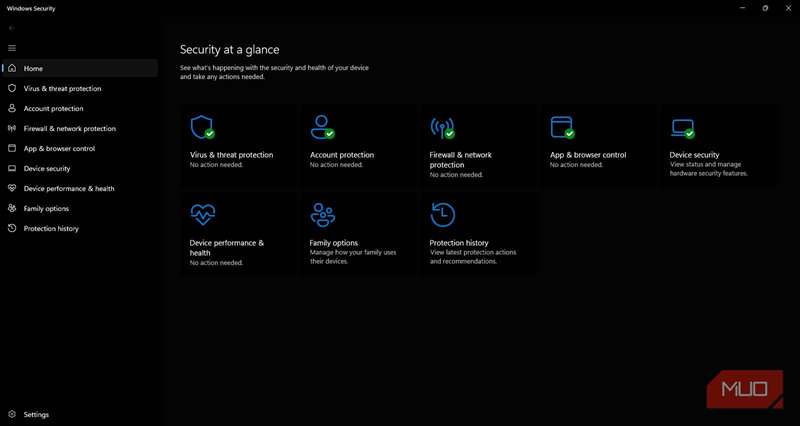 ست حفاظتی Windows Security