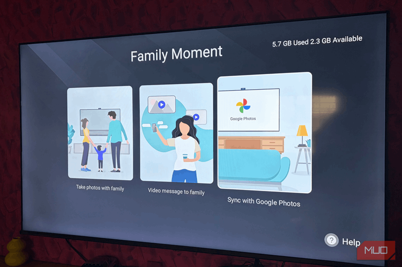 لحظه خانوادگی (همگام‌سازی با Google Photos) در FLauncher