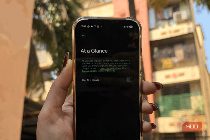 غیرفعال کردن ویژگی «در یک نگاه» روی پیکسل