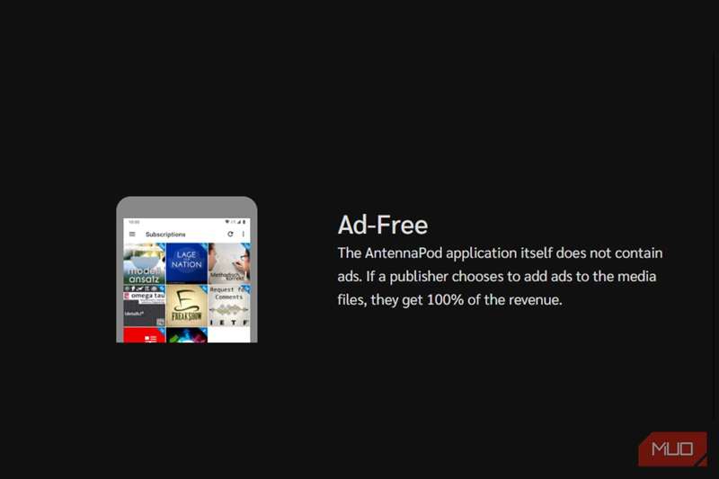 AntennaPod بدون تبلیغات
