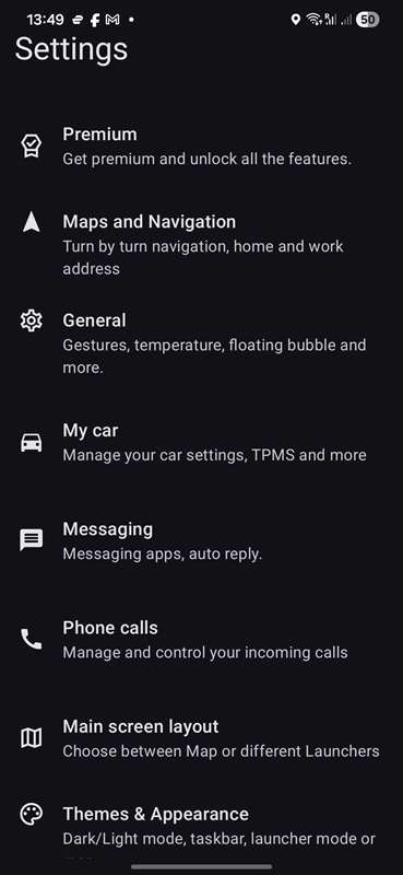 تنظیمات AutoZen
