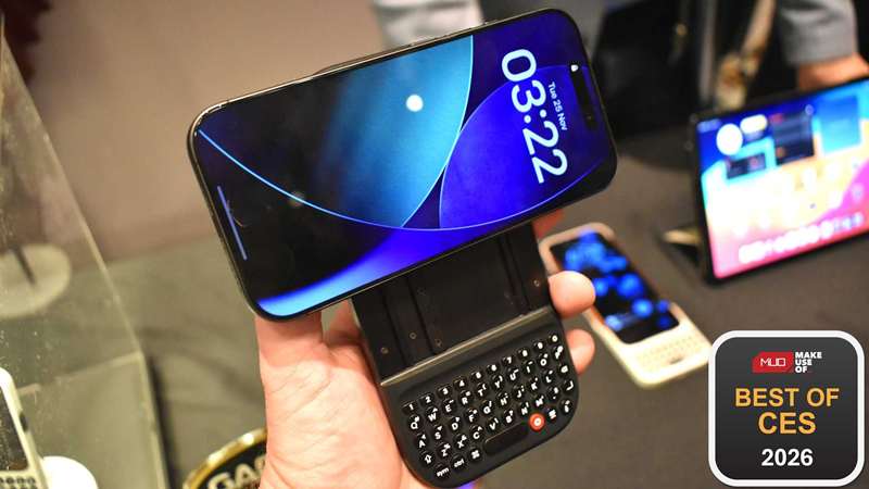 کیبورد پاور Clicks در CES 2026 با جایزه