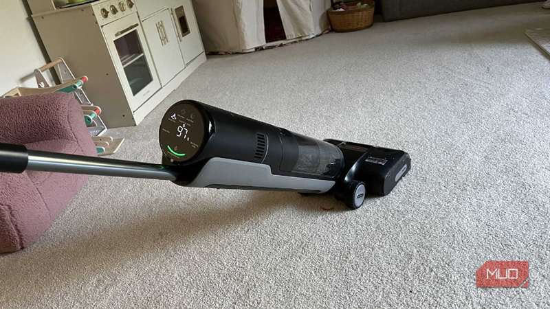 آموزش جاروبرقی Dreame H15 Pro CarpetFlex روی فرش