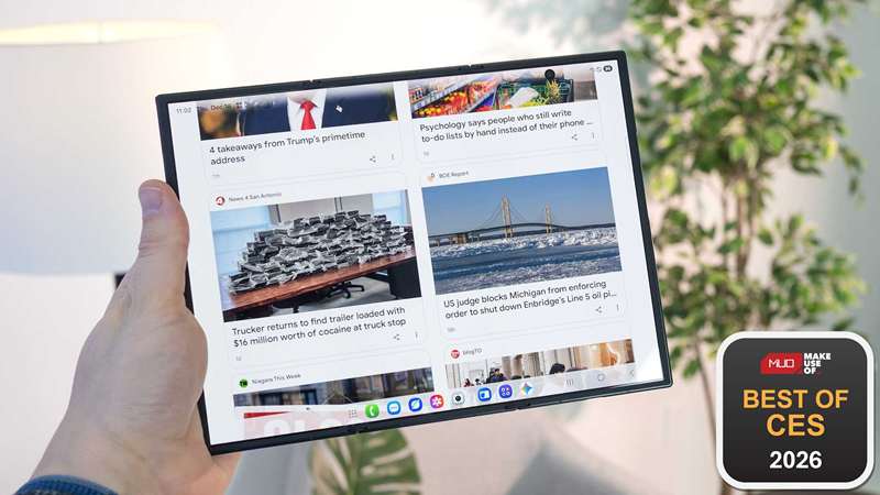 گالاکسی Z TriFold در CES 2026 با جایزه