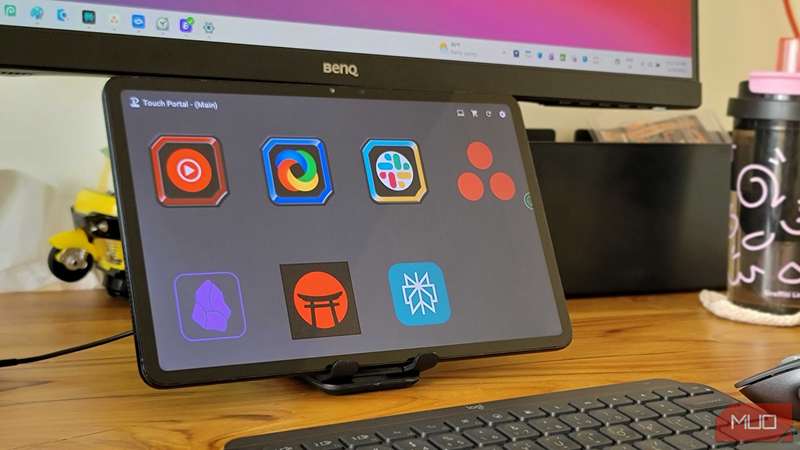 Huawei Honor Pad 8 با پنل کنترل Touch Portal