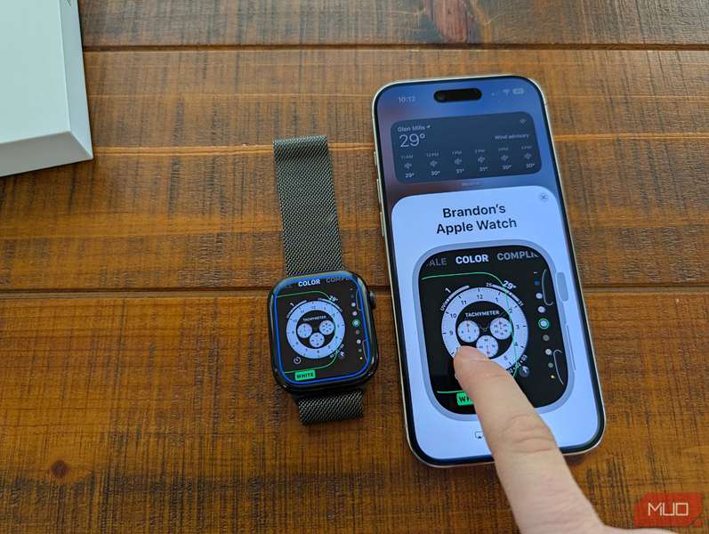 استفاده از صفحه ساعت تچومتر